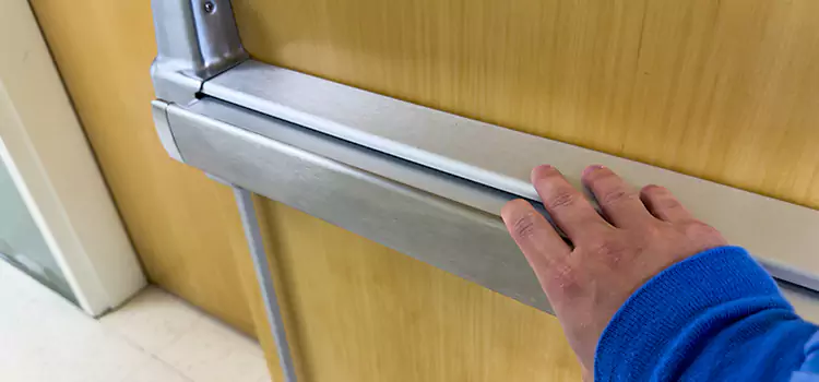 Installing a Push Bar on a Door Chelsea